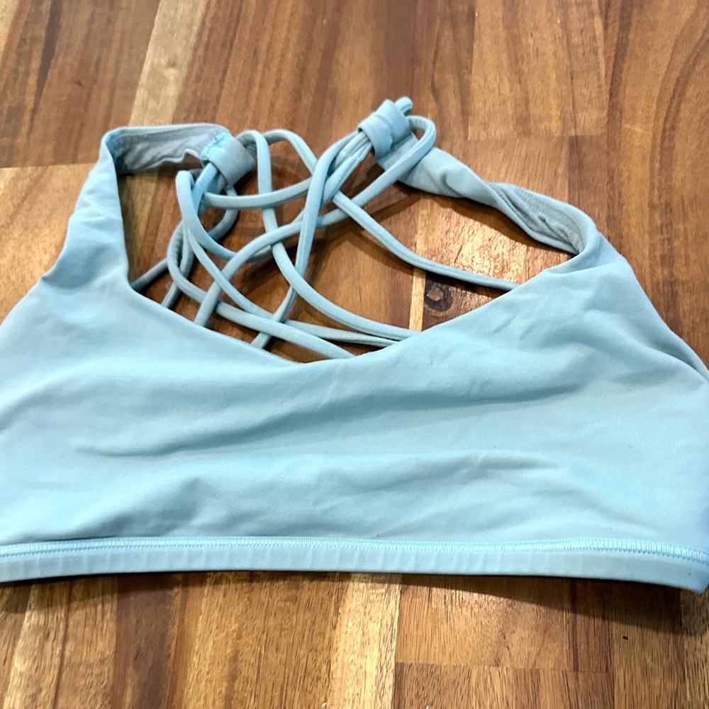 Lululemon Athletica Light Blue Sports Bra